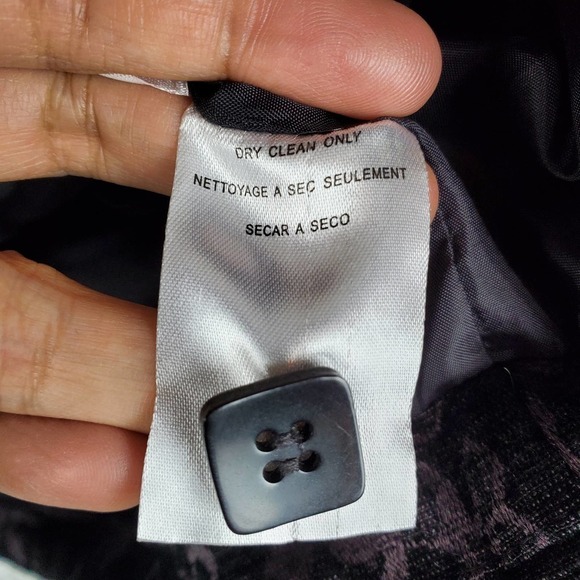 FDJ French Dressing Blazer Floral Jacquard Collared Button Closure Coat - Picture 7 of 12